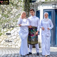 !!️!!️SET COUPLE SEDONDON BAJU NIKAH WHITE PUTIH PLAIN RAYA 2022 VIRAL PLUS SIZE COTTON