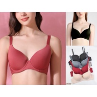 Bra FELANCY UnderwireWanita Size 34B 36B 38B Thin Foam Full Cup/ Underwear 006F