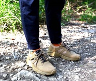 MIT 【戶外防水健行運動鞋-女款沙漠色】郊山健行 防水 輕量 耐磨