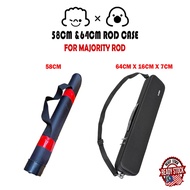 58CM & 64CM Shockproof EVA Waterproof Fishing Tackle Bag Fishing Carry Bag Hard Case Rod Reel Gear S