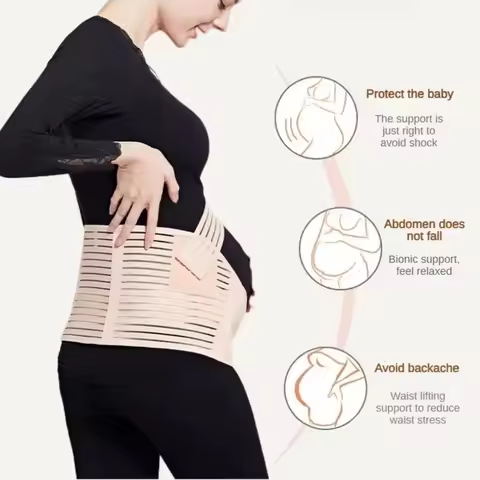 Adjustable Waistband Maternity Belt Abdomen Brace Waist Care Prenatal Support Belt Pregnancy Protect
