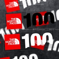 THE NORTH FACE NORTH FACE Sticker NORTH Reflective Car Sticker Unique Creative Waterproof Outdoor Mo