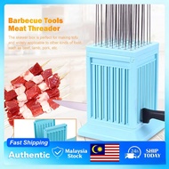 Kotak Pembuat Sate BBQ 49 Lubang Mesin Pemotong Daging Pembuat Kebab Daging Lembu Ayam Aksesori Dapu