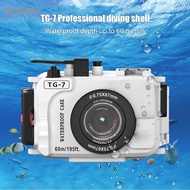 Muswanna10-MY Andoer Waterproof Case for TG7 Camera  60m Underwater Diving with 52mm Threaded Interf
