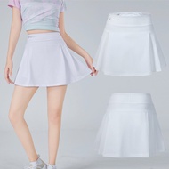 Plain Tennis Skirt for Women High Waist Inner Short Casual Athletic Golf Skort Workout Sport