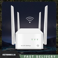 [cozyroomss.sg] 4G CPE Router 300Mbps WIFI Router RJ45 LTE/PPPOE WiFi Modem EU Plug Home Hotspot