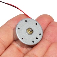 Newsmallbrains 1Pcs High Speed Mini 24mm Round Motor RF-400CA-12265 D/V 5.9 6V 11500RPM For Car AV C