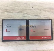 原裝SanDisk閃迪 CF卡 4G Ultra  25MB/s工業數控機床存儲CF卡