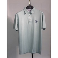 Light blue g/fore golf shirt with 4-way stretch fabric