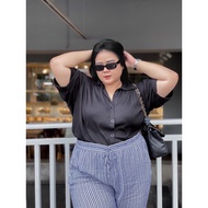 Misthetic - Olivia Crop Shirt / Crop Top Bigsize / Crop Top Jumbo / Crop Top LD150 / Atasan Jumbo /
