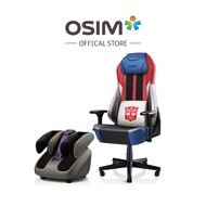 OSIM uThrone V Gaming Massage Chair + OSIM uSqueez 2 Smart Leg Massager