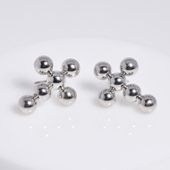 [ZANZAN ZANZAN] Metal Round Beads Cross [EK08BD003]