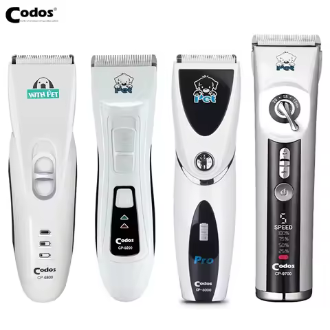 Codos Pet Clipper CP6800 5000 CP9200 9700 Rechargeable Cat Dog Hair Trimmer Animals Grooming Shavers