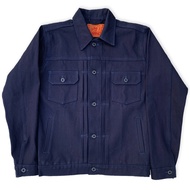 Poison Heist Jacket TYPE II - 14.5oz Midnight Indigo x Black Weft