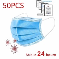 3Ply Surgical Masks EarLoop 50pcs per box shipped from local seller Surgical Face Mask