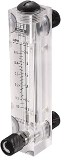 uxcell s14070200am8595 1/2" PT Thread 0.05-0.5GPM 0.2-2LMP Water Liquid Flow Meter Flowmeter