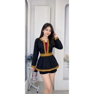 Blouse Lengan Panjang Borneo Ready
