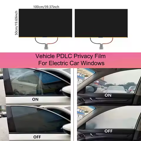 Automotive PDLC Smart Film for Car Windows | Switchable Privacy Glass Tint | Electric Smart Tint Fil