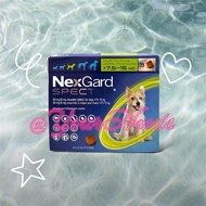 (PER 1 TABLET) Nexgard Spectra M 7.5 - 15 Kg Dog Flea and Demodex Medicine
