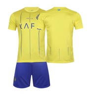 Bộ Đồng Phục Bóng Đá Tay Ngắn Sân Nhà Số 7 Ronaldo Saudi League 23-24 Real Madrid Home Kit Quần Áo B