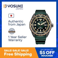 CITIZEN PROMASTER NB6006-02X Automatic MARINE Series Titanium DIVERS 200m Luminous Date Gold Green  Wrist Watch For Men from YOSUKI JAPAN / NB6006-02X (  NB6006 02X NB600602X NB60 NB6006- NB6006-0 NB6006 0 NB60060 )