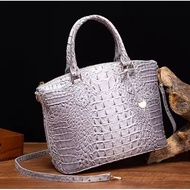 J24 Crocodile Leather Handbag