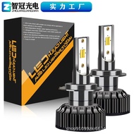 Mentol Lampu LED Kereta Penukaran Tiga Warna Super Terang H7 H1 H11 9005 H4 Dwi Cahaya Tiga Lampu Me