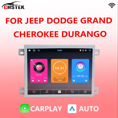 CHSTEK Car Radio For Jeep Dodge Grand Cherokee Compass Challenger Charger Durango Navigation Multime