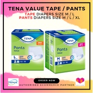 FREE SHIPPING TENA Value Unisex Adult Diapers Tape / Pants Series