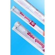 Dien Quang DQ single T8 LED tube light set 0.6m 9W, white light, removable trough bulb - Hoang Kim h