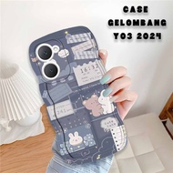 HP VIVO Y03 Wave Softcase - Phone Case - VIVO Y03 Wave - External.Acc - CUTE Motif - Fashion Case - 