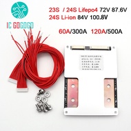 23S 24S Lifepo4 Li-ion 72V 84V 100.8V Lithium Battery Protection Board ion LFP pack BMS 60A 120A 300