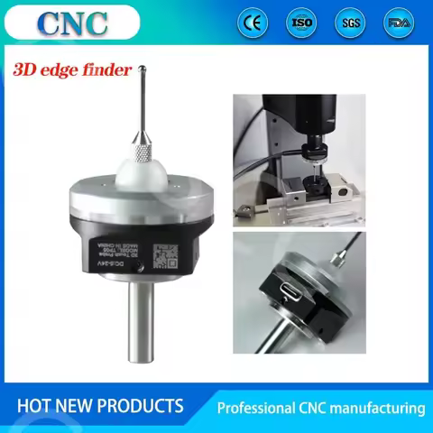 6MM 2023 latest V5 V6 anti-roll 3D Touch edge finder to find the center CNC probe compatible with ma