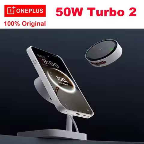 OnePlus 50W AIRVOOC Turbo 2 Magnetic Wireless Charger Cooling Fast Charging Pad For OnePlus 15 15R 1