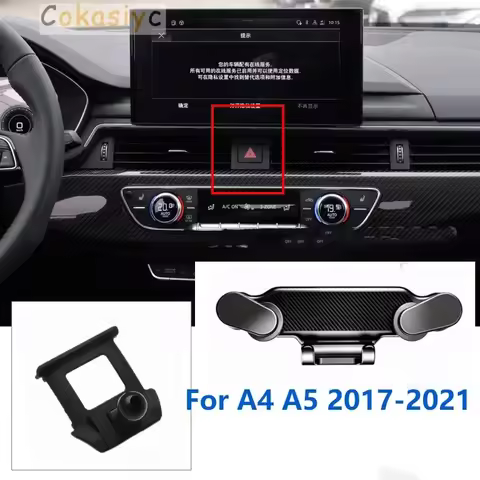 Special For Audi A4 B8 B9 A5 8F 8TA 8T F5 Car Phone Holder Gravity Mobile Stand GPS Support Air Vent