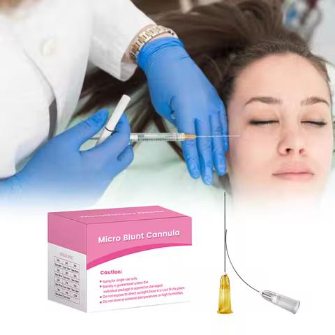 New Model Blunt Cannula for Filler Good Flexibility 14G 90mm 22G 50mm 22G 70mm 25G 50mm 30G 25mm Dis