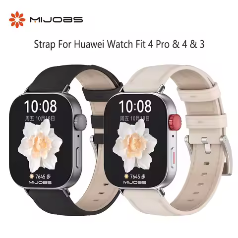 Leather Strap for Huawei Watch Fit 4 Pro 4 3 Soft Wristband for Huawei Fit 4 Pro Strap for Huawei Wa