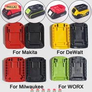 FKILLAONE Battery Connector, Durable Portable DIY Adapter, ABS Holder Base for Makita/DeWalt/WORX/Milwaukee 18V Lithium Battery