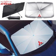 Mitsubishi Car Sunshade Umbrella Car Front Windscreen Sun Shield Shade Anti-UV Shade Cover Sun Prote