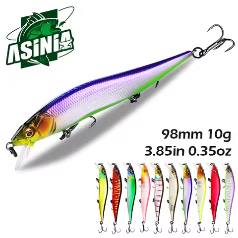 ASINIA-Professional Minnow Wobbler Fishing Lures,Quality Jerkbaits, Artificial Bait,Predator tackles