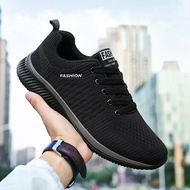 2025 Men Running Walking Knit Shoes Fashion Casual Men Sneakers Breathable Sport Athletic Gym Lightw