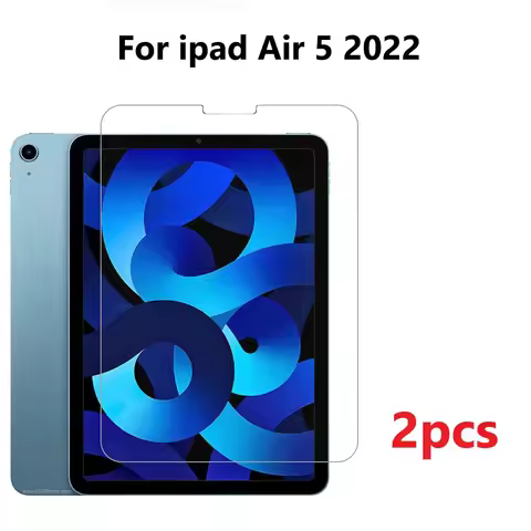 2PCS Tempered glass For iPad Air5 2022 10.9inch Screen Protector For ipad new air Tablet Protective 