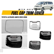 MTTO Toyota Alphard ANH10 2003-2008 Exterior Car Fuel Cap Trim Cover Accessories