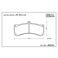 ENDLESS BRAKE PADS  FOR FOR AP RACING 6 POT CALIPER (RCP054)