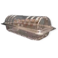 CLEARANCE 25pcs 18TP13LSWISS25 Plastic OPS Swiss Roll Cake Container H7.8xW11xL22cm Toli Disposable