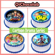 Carton Drama Series Edible Image Icing Paper Printing Cake Didi Freind Cocomelon