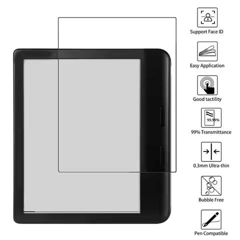 HD Tempered Glass For Kobo Libra Colour 2024 7 Inch E-reader Scratch-Proof Tablet Screen Protector F