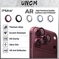 iMoke AR Titanium Alloy Camera Lens Protector for iPhone 18/17/16/15/14/13 Pro Max Anti-Reflection L