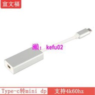 【現貨下殺】Type-C to Mini DP USB3.1轉MINI DisplayPort 轉接線 窄殼鋁合金