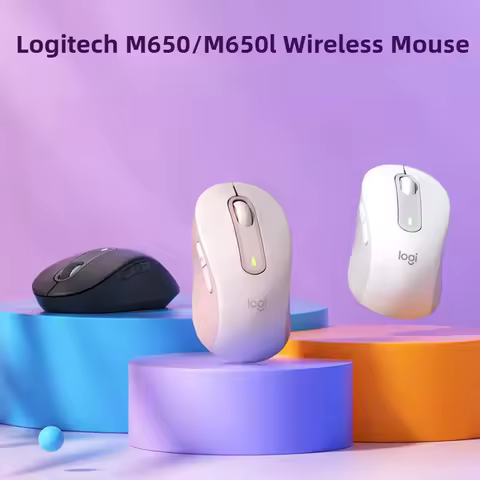 Logitech M650 M650L Wireless Bluetooth Silent Mouse Office Laptop Sensor Technology Advanced Optical